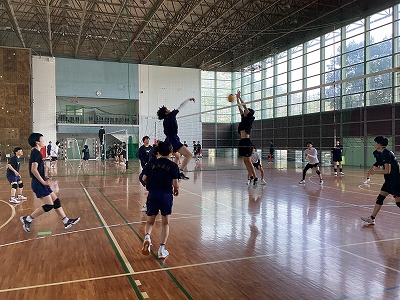 高校男子バレーボール部-備前地区強化練習会