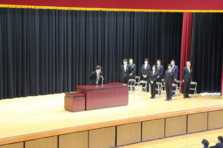 令和6年度第1学期 始業式・離着任式