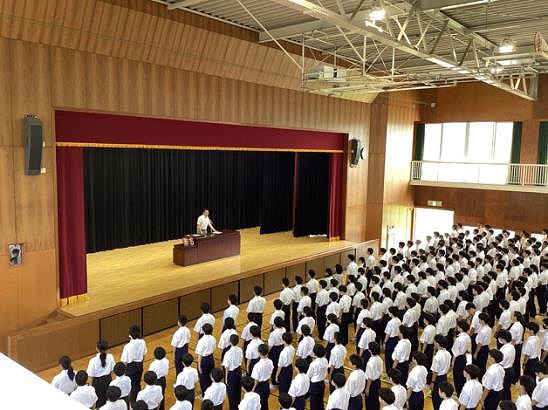 1学期終業式・表彰伝達式