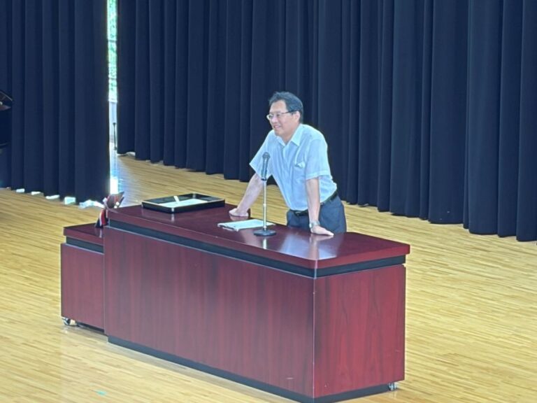 1学期終業式・表彰伝達式